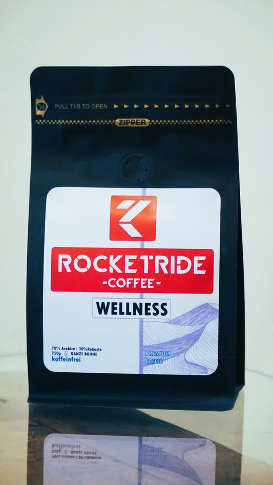Rocketride Coffee - Wellness - koffeinfrei - säurearm - 250g