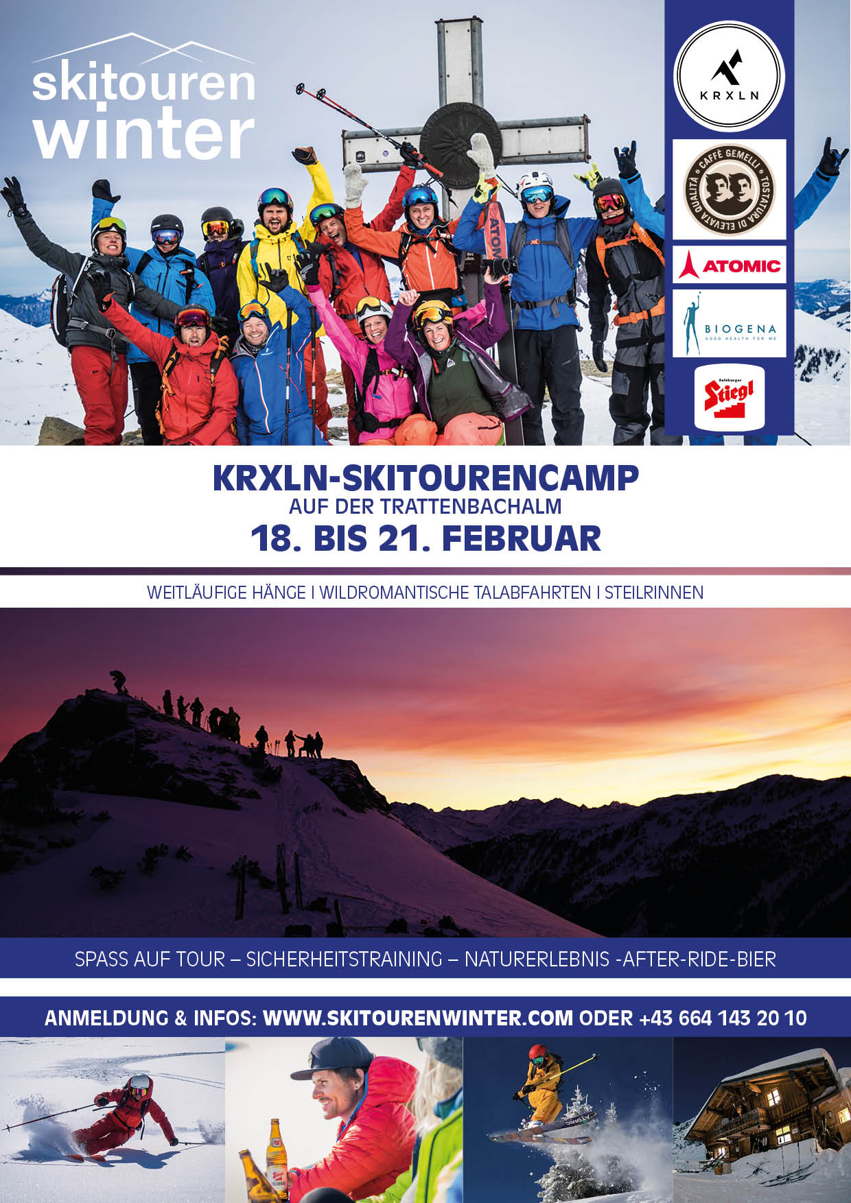 KRXLN Skitouren Camp I Skitouring Trattenbach Tal 2023 02.03.23 -05.03.23